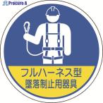 ユニット 作業管理関係ステッカー フルハーネス型墜落 2枚入  ▼167-0518 370-102  1組