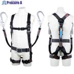 TSUYORON 飛燕ハーネス 胴ベルト付き ツインランヤード付き 伸縮式ノビロン(BK) ダークグレー Mサイズ  ▼167-8481 TH-506-2NV93SV-OT-DG-M-2R23-BX  1本