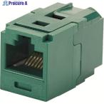 PANDUIT カテゴリ6 JJアダプタ(RJ45中継用ジャック) 緑  ▼194-9113 CC688GR  1個