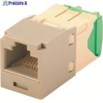PANDUIT カテゴリ6 モジュラージャック(細径タイプ) TGタイプ 28・30AWG ライトグレー  ▼194-9174 CJT688TGIG  1個