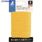 シンワ ポリエチレン水糸 カード巻 太 0.8mm 100mイエロー  ▼199-2805 78556  1個