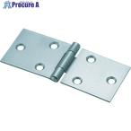 TRUSCO スチール製横長蝶番 三価クロムメッキ仕上げ 全長38mm(4個入)  ▼233-6243 415-38UNCR (ビスナシ 4コイリ)  1袋