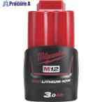 ミルウォーキー M12 3.0AHバッテリー  ▼255-3697 M12 B3 JP 