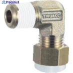 TRUSCO 【アウトレット】配管継手 クイックシール継手 エルボ Φ4×3 呼びR1/8  ▼257-4811 TS-4X3-01L (4X3 R1/8)  1個