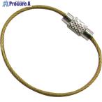 水本 キーワイヤーホルダー ワイヤー径1mm全長150mm ゴールド (1個入り)  ▼317-9154 B-2960  1袋