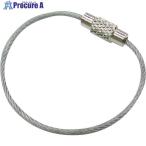 水本 キーワイヤーホルダー ワイヤー径1mm全長150mm クリアー (1個入り)  ▼318-0773 B-2956  1袋