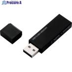 ELECOM キャップ式USBメモリ(ブラック)16GB  ■▼333-6384 MF-MSU2B16GBK  1個