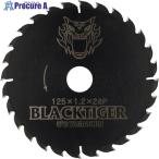 山真製鋸 木工用チップソー ブラックタイガー 125X28P  ■▼336-6392 MAT-BT-125  1枚