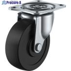 ユーエイ プレート式 自在 キャスター ゴム 車輪径25mm  Gタイプ G型 取付寸法28×23  ▼342-2160 G-25R  1個