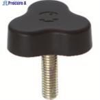 三星 イーグルスターノブ 三平 ねじ寸法M5×0.8 黒  ▼363-2717 ESK33-M5X15-BK-P  1個