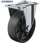 ユーエイ プレート式 固定 キャスター 黒ナイロン 車輪径25mm  Gタイプ GR型 取付寸法29×0  ■▼364-0462 GR-25BN  1個