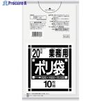 サニパック 【一時受注停止】 N-23Nシリーズ20L 透明 10枚  ▼375-4677 N-23-CL  1袋