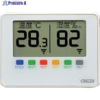 CRECER デジタルポータブル温湿度計  ▼386-3972 CR-1500W  1個