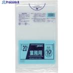 ジャパックス メタロセン配合ポリ袋 20L 透明 10枚 厚み0.025mm  ▼389-1080 TM23  1冊