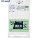 ジャパックス メタロセン配合ポリ袋 20L 半透明 10枚 厚み0.025mm  ▼389-1122 TM24  1冊
