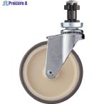 ハンマー パイプ差込み旋回式ウレタン車輪(ナイロンホイール・ベアリング)125mm φ38用  ▼398-4770 4202EN-UB125  1個