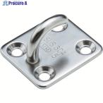 TRUSCO ステンレスオープンアイプレート 5mm (1個＝1袋)  ▼409-9125 TOIP-5  1個