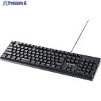 BUFFALO USB＆PS/2接続 有線ゲーミングキーボード PS4対応 ブラック  ▼430-5915 BSKBCG300BK  1個