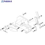 TRUSCO 板金用切断機レバーシャP-3用部品 NO.17六角ボルト  ▼450-7746 P3017  1個