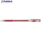 PENTEL 水性ゲルインキボールペン ハイブリッド グリップ 赤 EK105  ▼453-7660 EK105-GB  1本