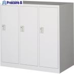 TRUSCO Mini запирающийся шкафчик 3 полосный для белый #V454-0859 MLK3-W 1 шт. 