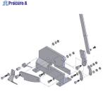 TRUSCO 板金用切断機レバーシャP-3用部品 NO.3六角ボルト  ▼488-7191 P3003  1個
