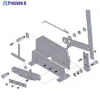 TRUSCO 板金用切断機レバーシャP-4用部品 NO.14六角穴付ボルト  ▼488-7298 P4014  1個