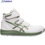 ASICS ウィンジョブCP216 ホワイトXライケングリーン 26.0cm ▼520-9667 1273A076.100-26.0 1足