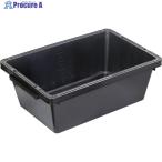 TRUSCO トラ舟51Lブラック(角型・再生原料使用)  ▼664-7087 PSB60-BK  1個