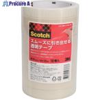 3M スコッチ(R) スムーズに引き出せる透明テープ 15mm x 35m  ▼686-4117 600-3-1535-10P  1パック