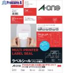 3M エーワン ラベルシール[プリンタ兼用] ずらせるから狙った位置に貼りやすいタイプ  角丸 A4判 21面 四辺余白付 18シート  ▼686-4132 42121  1パック