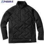 クロダルマ ハーフジップインサレーション ブラック L  ■▼694-9399 DG817-49-L  1着