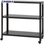 北島 スマートラック NSTR-K164 3段 ブラック 900X300X600  ■▼697-0202 51070016402  1台