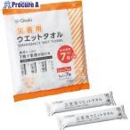 オオサキメディカル 個包装ウエットタオル 災害用ウエットタオル 個包装 超大判 26cm×56cm 7本入  ▼700-7941 74999  1袋