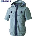山真製鋸 冷却着 アイスマンハイバックウェア半袖セット L・グレー 3L  ■▼713-8955 IHH-GY-3L-SET  1S