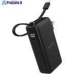 ELECOM мобильный аккумулятор AC цельный осталось количество отображать 35W 10000mAh USB-C×1 черный #V715-8176 DE-AC15-10000BK 1 шт 