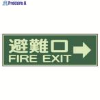 ユニット 消防標識 避難口→ 両面テープ2本付  ▼737-9978 319-44  1枚