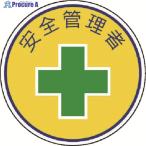 ユニット ヘルメット用安全管理関係ステッカー 安全管理者 PPステッカー 35×35 2枚組  ▼739-2788 370-05  1組