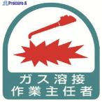 ユニット ステッカー ガス溶接作業主任者・2枚1シート・35X35  ▼744-1037 851-23  1組