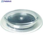 TRUSCO キャスタ-用受け皿 ゴム付 60MM 透明  ▼765-9067 TUR600-TM  1個