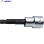 Ko-ken ヘックスビットソケット 対辺3 差込角9.5 全長100  ▼777-4206 3010M.100-3  1個
