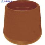 TRUSCO 【売切廃番】イス脚キャップ 12.7mm 茶 4個組  ▼799-3463 TRRCC127-BR  1袋