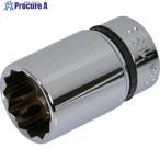 nepros 9.5sq.セミディープソケット(十二角) 対辺寸法18mm 差込角9.5mm 全長40mm  ▼807-0930 NB3M-18W  1個