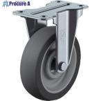 ユーエイ プレート式 固定 キャスター エラストマー 車輪径75mm  SILENTタイプ ER型 取付寸法56×28  ▼809-3576 ER-75ELSB(H93)  1個