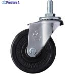ハンマー ねじ込み式 自在 キャスター W3/8X16山 ゴム車 65mm 軽荷重  ▼814-0442 420A-20R65  1個