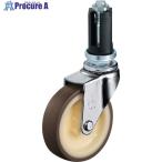 ハンマー 差し込み式 プラグ 自在 キャスター パイプ径22〜24mm ウレタン車(熱可塑性) 65mm 軽荷重  ■▼814-3161 4203EU-UR65  1個
