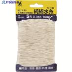 シンワ 純綿水糸 カード巻 5号 0.9mm100m  ▼816-4564 78490  1巻