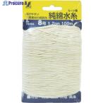 シンワ 純綿水糸 カード巻 8号 1.2mm100m  ▼816-4567 78494  1個