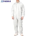 カジメイク 不織布つなぎ服 白 M  ▼824-7678 5000-01-M  1着