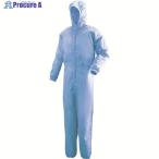 ミドリ安全 フード一体型クリーンウェア ブルー 3L  ▼825-8916 C1351B-3L  1着